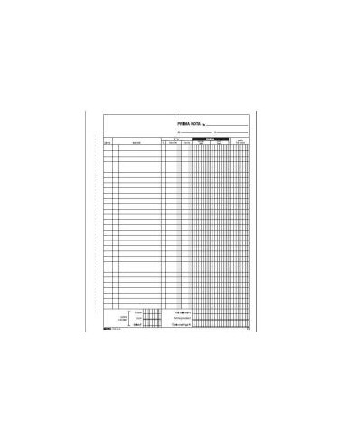 CF10BLOCCO PRIMA NOTA CASSA 50X2RIC