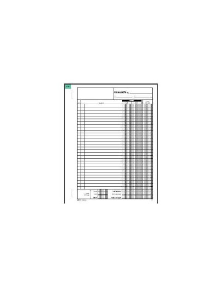 CF10BLOCCO PRIMA NOTA CASSA 50X2RIC