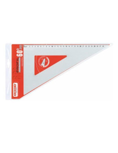 SQUADRA ALLUMINIO PROFIL 60° CM 25