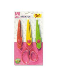 FORBICI 3 LAME DECORATIVE 17CM