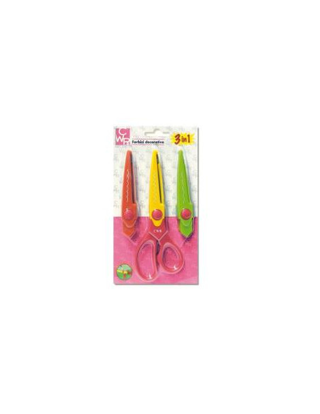 FORBICI 3 LAME DECORATIVE 17CM