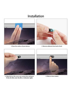 COPRI WEBCAM PRIVACY 3PZ NERO