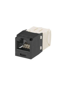 PRESA MINICOM RJ45U CAT.6 NERO