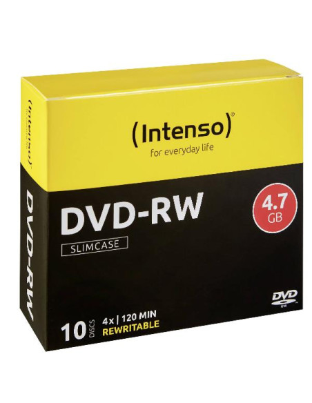 DVD-RW 4.7GB 4X SLIM CASE 10PZ.