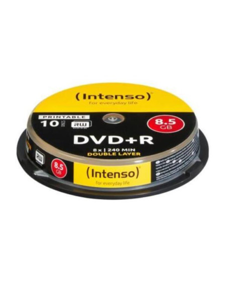 DVD+R 8.5GB 8X SPINDLE 10PZ.PRINTAB
