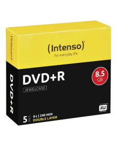 DVD+R 8.5GB 8X JEWEL CASE 5 PZ.