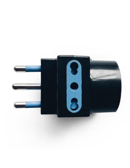 ADATTATORE TRIPLO SHUCKO NERO