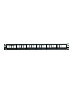 PANN.1U PER 24 RJ45U NETKEY NERO