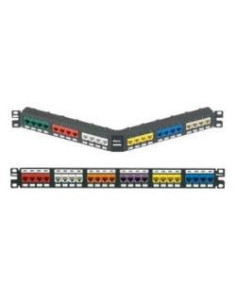PANN.1U PER 48 RJ45 MINICOM NERO