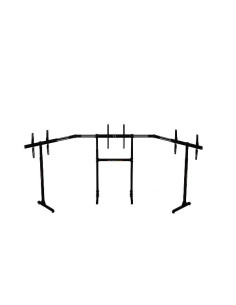 SUPPORTO COCKPIT MONITOR TRIPLO