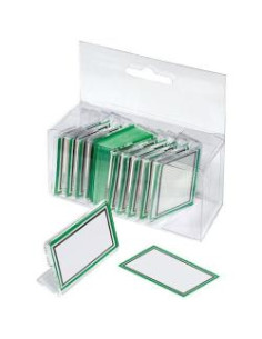 SET 10 TARGHETTE 100 CARTONCINI