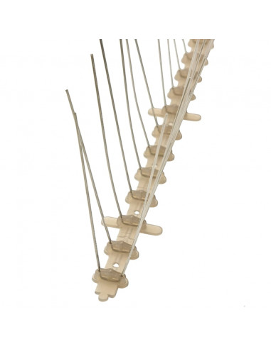 Set Dissuasori per Uccelli e Piccioni 20 pz 4 File 10 m
