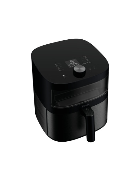 Haier Friggitrice ad aria I-Master Serie 5 Nero, Capacità 7 L, Range di temperatura 40°-200°, 9 in 1, Accessoriata