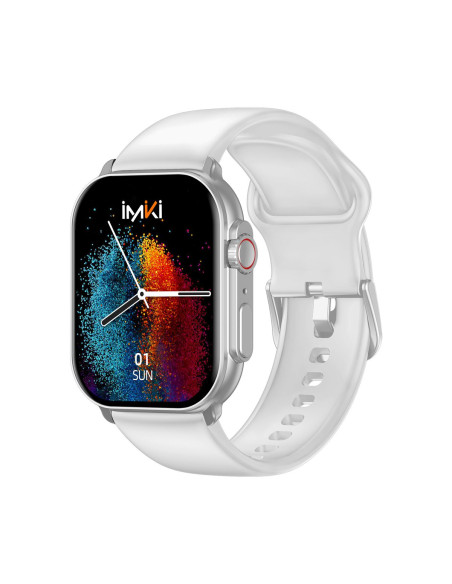 IMIKI SF1 5,11 cm (2.01") AMOLED 45 mm Digitale 410 x 502 Pixel Touch screen Argento