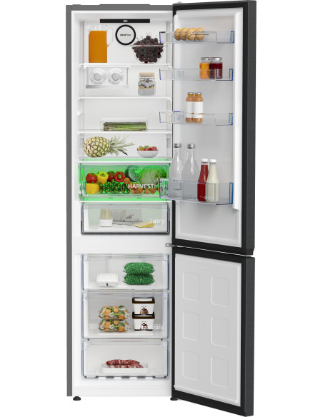 Beko B7RCNE407HXBR Libera installazione 355 L B Nero, Acciaio inox