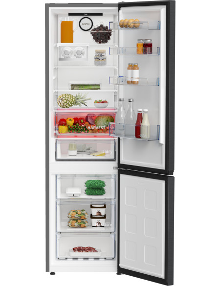 Beko B7RCNE407HXBR Libera installazione 355 L B Nero, Acciaio inox