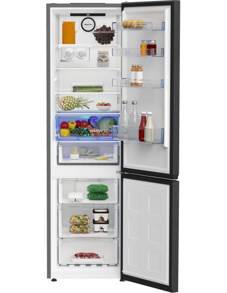 Beko B7RCNE407HXBR Libera installazione 355 L B Nero, Acciaio inox