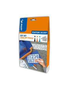 KIT   PINTOR- STREET ART SETENCIL