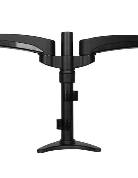 StarTech.com Supporto per doppio Monitor LCD LED Schermo Display - Braccio Articolato con sistema gestione cavi ad altezza regol
