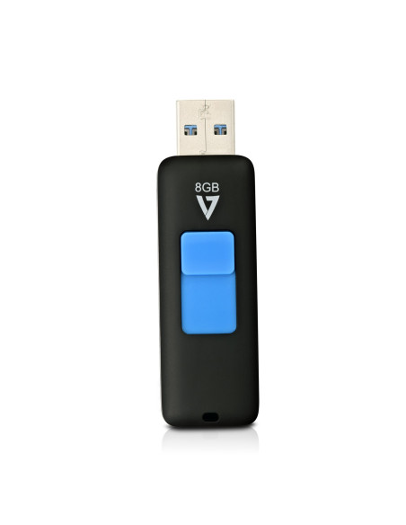 V7 VF38GAR-3E unità flash USB 8 GB USB tipo A 3.2 Gen 1 (3.1 Gen 1) Nero, Blu