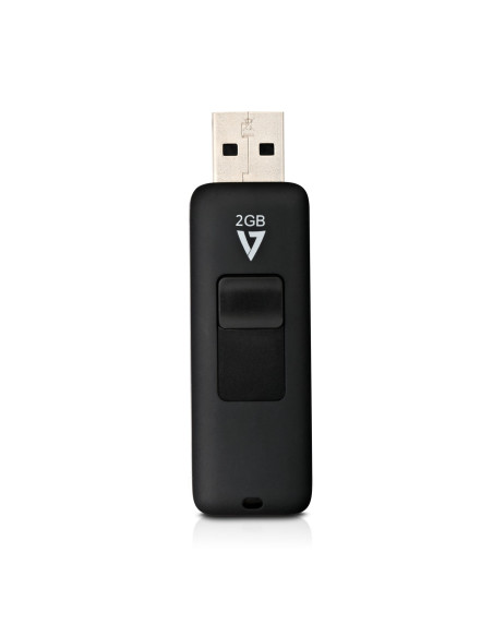 V7 VF22GAR-3E unità flash USB 2 GB USB tipo A 2.0 Nero