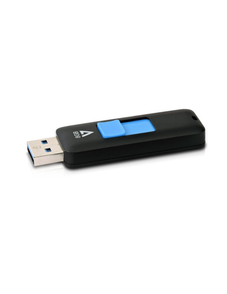 V7 VF38GAR-3E unità flash USB 8 GB USB tipo A 3.2 Gen 1 (3.1 Gen 1) Nero, Blu