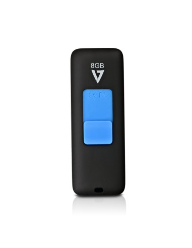 V7 VF38GAR-3E unità flash USB 8 GB USB tipo A 3.2 Gen 1 (3.1 Gen 1) Nero, Blu