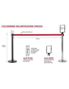 KIT COLONNINA CR COMPL. NASTRO NERA