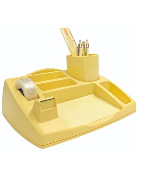 DESK ORGANIZER OLIVER PASTEL GIALLO