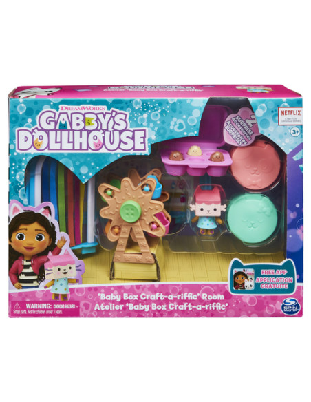 Gabby's Dollhouse Baby Box Cat Craft-A-Riffic Room