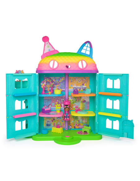 Gabby's Dollhouse Rainbow-Themed Celebration Dollhouse casa per le bambole