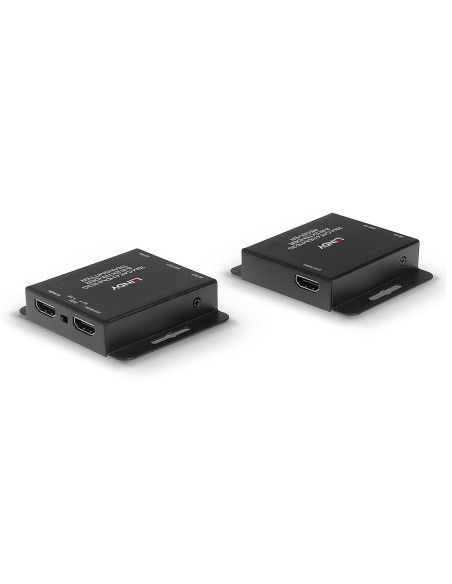 Lindy 38208 moltiplicatore AV Trasmettitore e ricevitore AV Nero