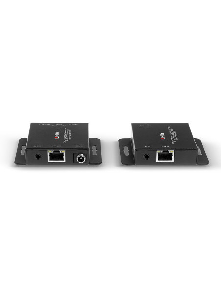 Lindy 38208 moltiplicatore AV Trasmettitore e ricevitore AV Nero