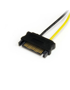 StarTech.com Adattatore cavo di alimentazione SATA a scheda video PCI Express 6 pin da 15 cm 2