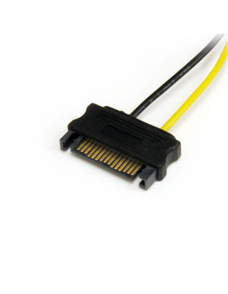 StarTech.com Adattatore cavo di alimentazione SATA a scheda video PCI Express 6 pin da 15 cm