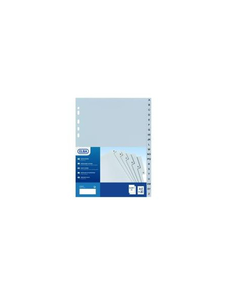INTERC.ALFAB.20 A-Z TABULATI 22X30