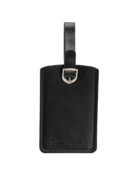 RECTANGLE LUGGAGE TAG X 2 NERO