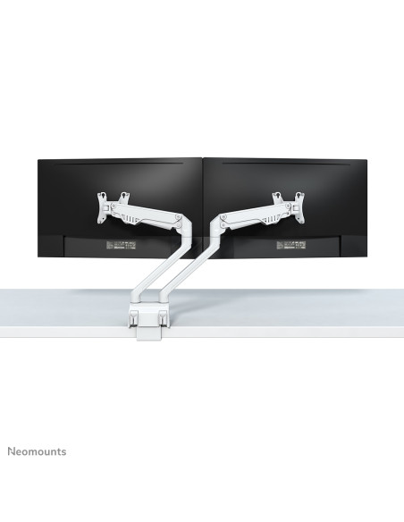 Neomounts FPMA-D750DWHITE2 Braccio per monitor 10-32" - molla a gas - Topfix - 180°-stop