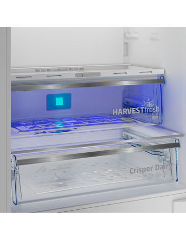 Beko BCNE400E40SN frigorifero con congelatore Da incasso 370 L E Bianco