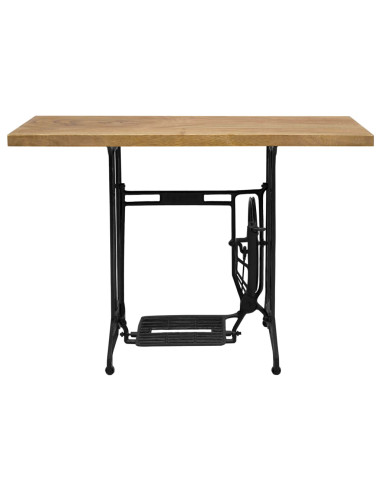 Tavolo Consolle Stile Macchina da Cucire 110x40x75 cm