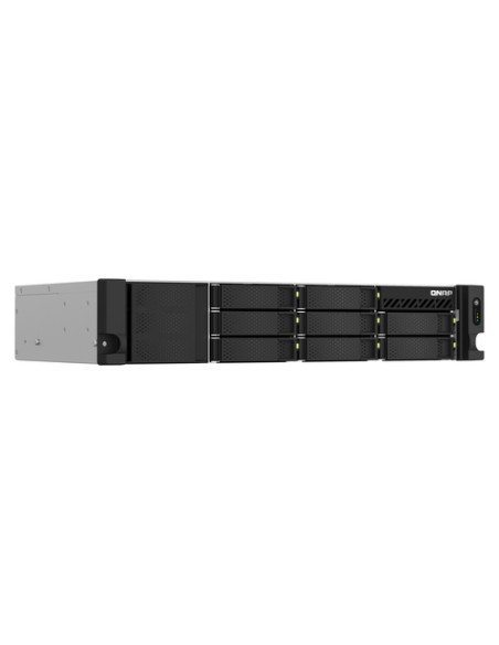 QNAP TS-864EU-8G server NAS e di archiviazione Armadio (2U) Intel® Celeron® 8 GB DDR4 0 TB QNAP Turbo System Nero