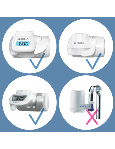 Brita filtro di ricambio ON TAP V-MF, 1 filtro (600L) - per acqua priva di batteri al 99,99% & gusto migliore