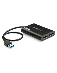 StarTech.com Adattatore USB a due DisplayPort - 4K 60 Hz - USB 3.0 (5 Gbps)