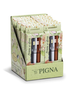 BL3 PENNE FLOWERS-NERO/ROSSO/BLU