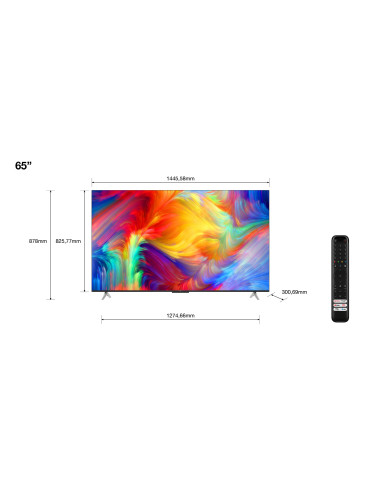 TCL P63 Serie P638 LED Ultra HD 4K 65" 65P638 Google TV 2022