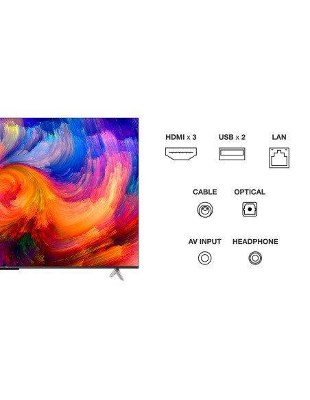 TCL P63 Serie P638 LED Ultra HD 4K 65" 65P638 Google TV 2022