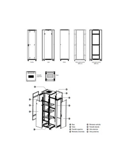 RACK IP20 RNA 22U 600X600 SMONT