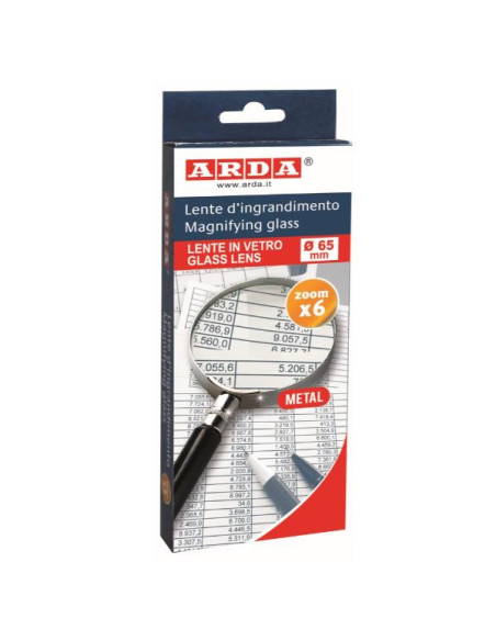 LENTE INGRANDIMENTO VETRO OTTICO 65