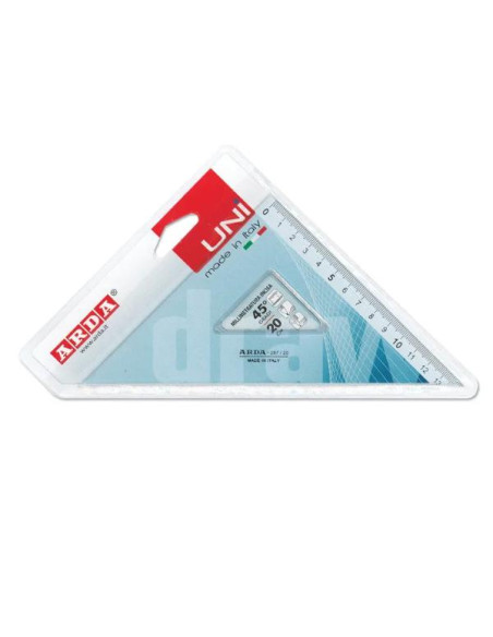 SQUADRA 45° 20CM LINEAUNI
