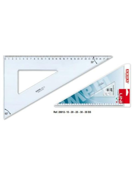 SQUADRA 60° 20CM LINEAUNI